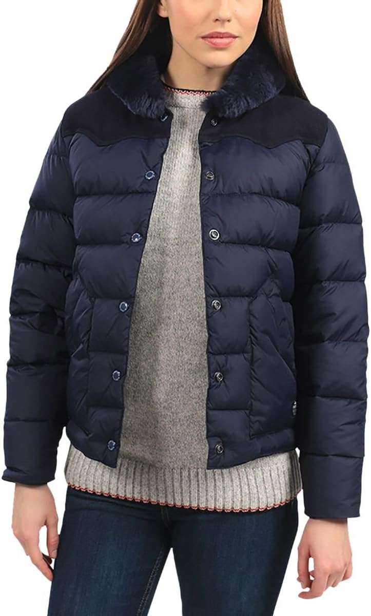 Penfield Women's Rockwool Suede Yoke Down Jacket