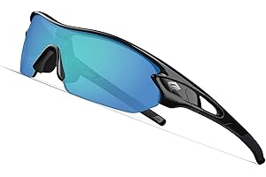 TOREGE Polarized Sports Sunglasses for Men Women Cycling Running Driving Fishing Glasses TR002