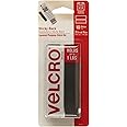 VELCRO Brand Sticky Back Tape Strips with Adhesive | 10 Count | Black 3 1/2 x 3/4 In | Hook and Loop Fasteners for Home Organ