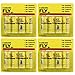 VANKINE Fly Paper Strips,Fly Trap, Fly Catcher Trap, Fly Ribbon, Fly Bait,Fly Catcher Ribbon - 16 Pack