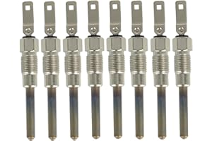 XYZIL 8X Diesel Glow Plug 12563554 Compatible with Chevrolet GMC Hummer H1 G30 G20 C1500 K1500 K2500 K3500 Suburban Tahoe Savana Yukon 6.2L 6.5L Dual Coil Fast Start 1982-2006 Pickup SUV Van