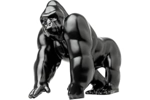 GG Grand General 48189 Matte Black Gorilla King Hood Ornament