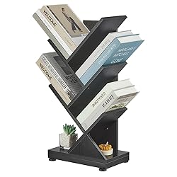ruboka 5-Shelf Tree Bookshelf, 5 Tier Floor