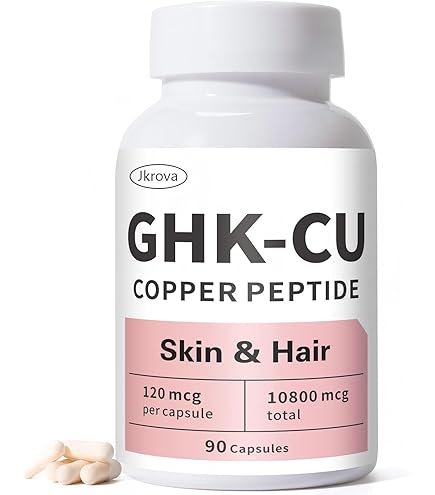 Amazon.com: QUBIT GHK-Cu Copper Peptide Supplement for Skin & Hair, Easy to  Absorb, Precisely Dosed – 90 Vegan Capsules : Health & Household