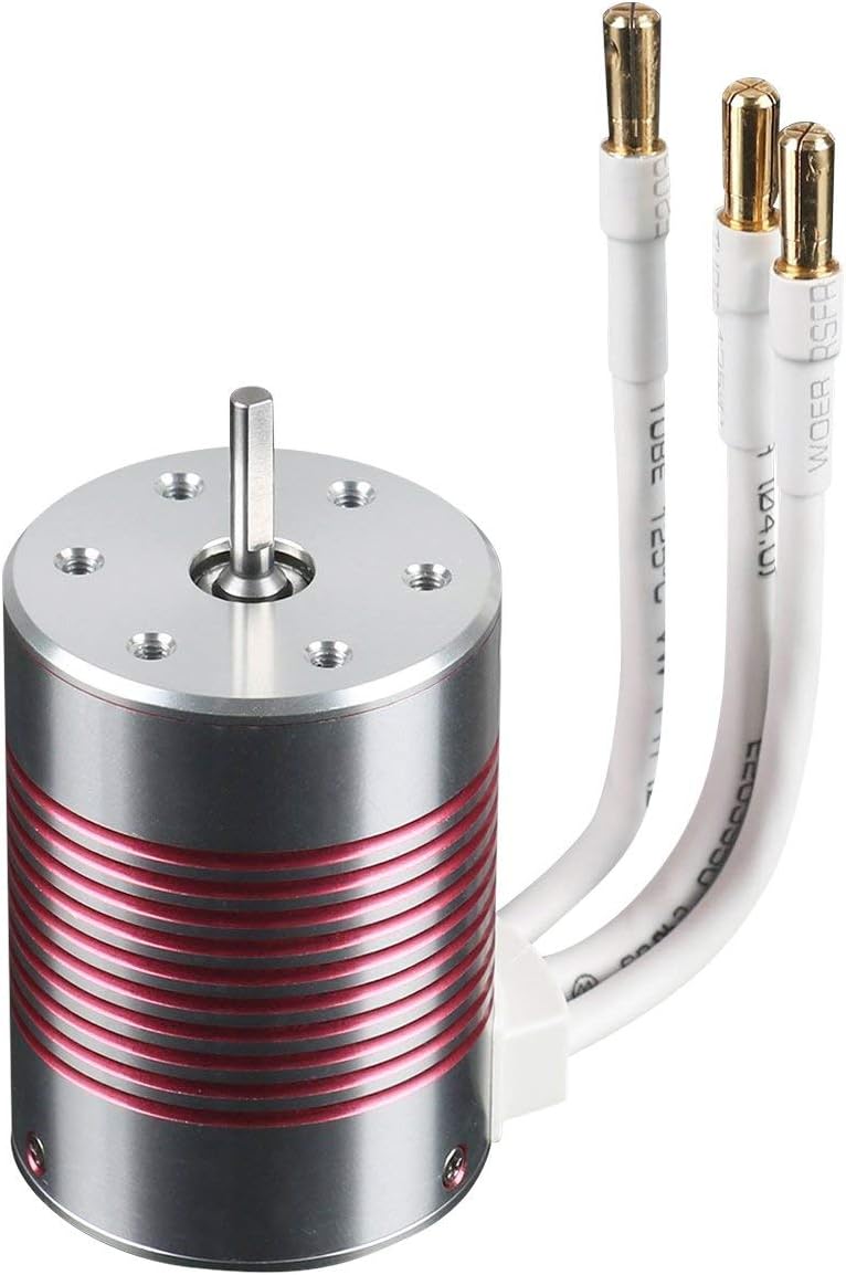 3650 4300KV Brushless Motor Waterproof 3.175mm Shaft for 1/10 1:10 RC Car by RCRunning