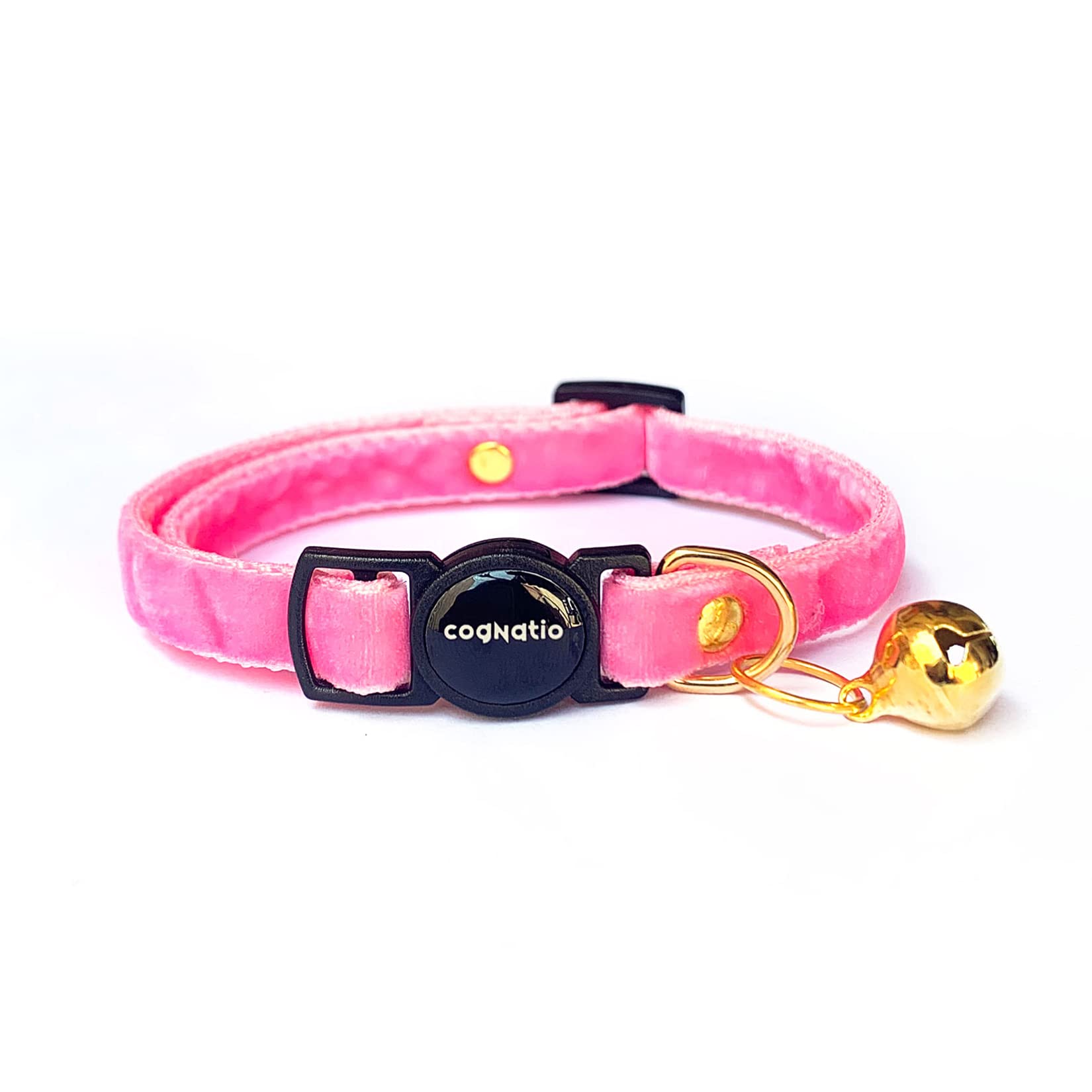 Cognatio Safety Quick Release Cat Collars,Double Velvet with Bell Available in a Range Colors,Perfect for Your Kitty โ image 1