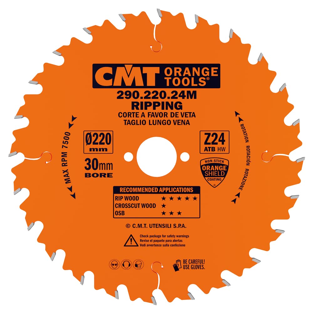 CMT 290.220.24 M Ripping Blade D-220 B-30 K-2,8 P-1,8 24 mm