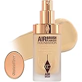 Charlotte Tilbury Airbrush Flawless Matte Foundation - Full Coverage Liquid Makeup with a Natural-Matte Finish - Smoothes & Blurs Pores - Waterproof & Transfer Resistant