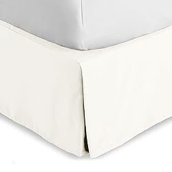 Bare Home Queen Bed Skirt - 15-Inch Tailored Drop
