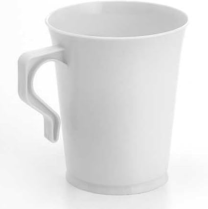 Amazon Co Jp 40個 8オンス プラスチックコーヒーカップ ティーカップ 壊れないホワイトコーヒーマグ 再利用可能 コーヒーカップ リサイクル可能 使い捨てコーヒーカップ プラスチックコーヒーマグ カプチーノカップ プラスチックマグ エスプレッソカップ ホワイトティー