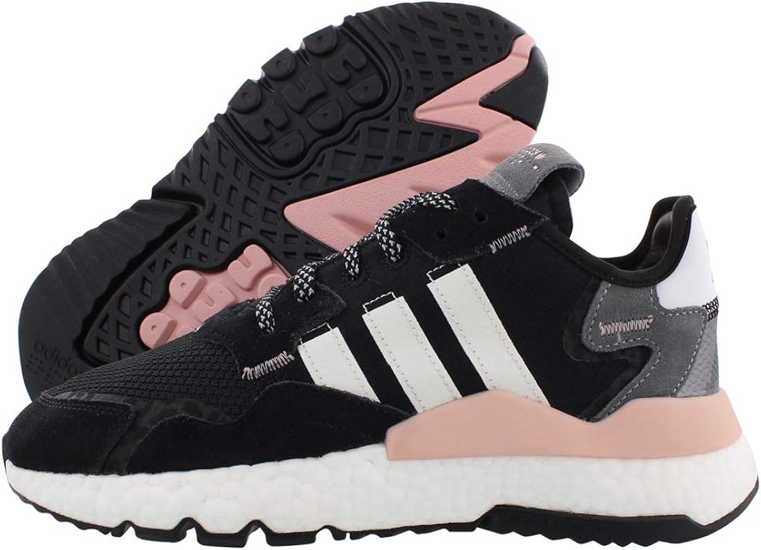 adidas nite jogger black pink