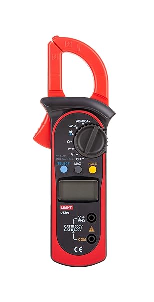 UNI-T UT201/MIE0067 UT201 MIE0067 2A ~ 400A Digitale Zangen Multimeter DC Spannungsprüfer AC Strom Widerstand/Ohm Meter Teste