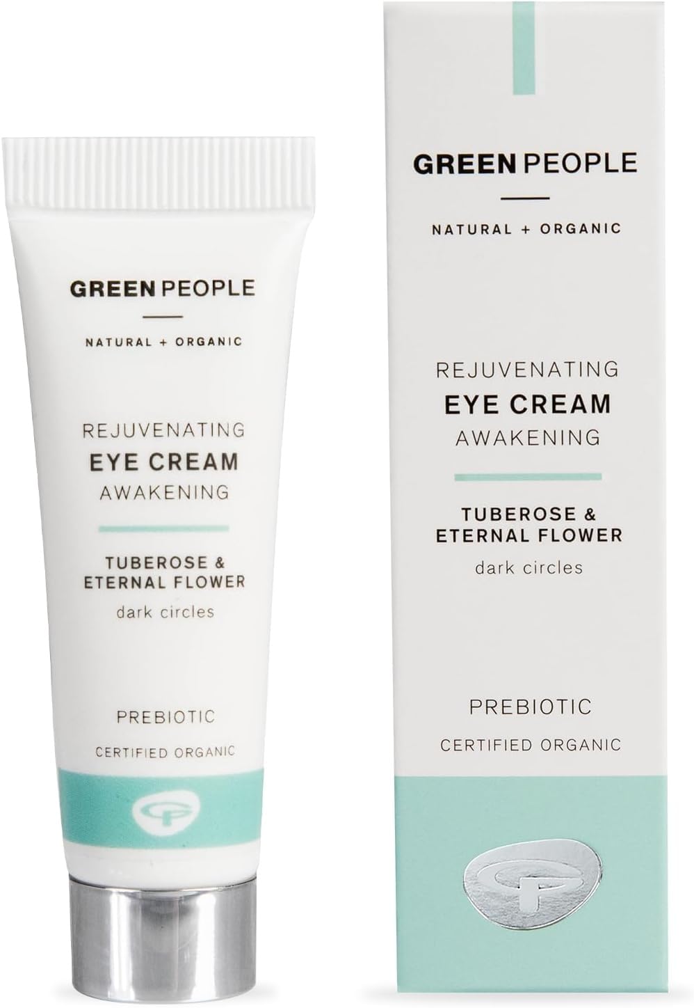 Green People Rejuvenating Eye Cream - Natural & Organic - For Dark Circles & Puffy Eyes - Paraben & Alcohol Free - Cruelty Free & Vegan, 10ml