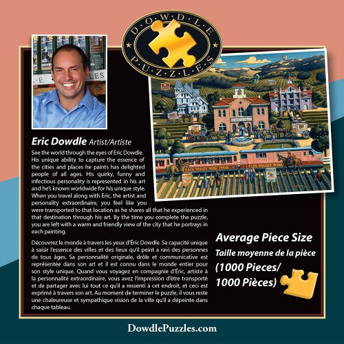 Jigsaw Puzzle - Napa Valley 1000 Pc By Dowdle Folk Art