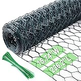 Chicken Wire 15.7 in x 237 in Poultry Wire Netting