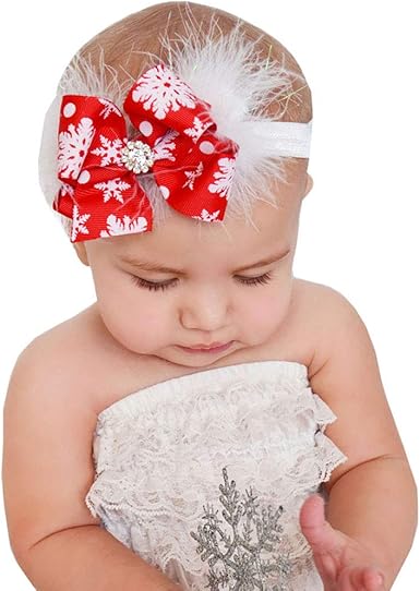 snowflake headband baby