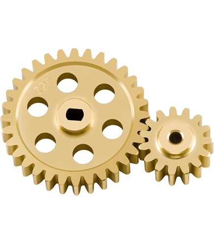 Pignons Transmission Laiton Pour 1/24 Buggy Losi Micro-B - 13/34T Overdrive +25,1 Pignons Transmission Laiton Pour 1/24 Buggy Losi Micro-B - 13/34T Overdrive +25,1