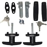 Bauer T-323T Package Matching T-Handles Lock Set | Shaft 2 Inch Total Length, 1/2" Thread on end | Keyed K-127