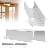 Bifold Door Lock Child Safety, Baby Proof Child Lock for Closet Doors | 2-pack white, tool-free install, fits 1-1/8 to 1-3/8 inch doors, keeps toddlers &amp; pets out, for folding &amp; accordion doors