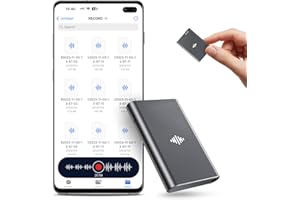 Coptdyy Recording Device - 128GB(9200 Hours Storage) Magnetic Voice Recorder with DSP4.0 Noise Reduction, Voice Activated Rec