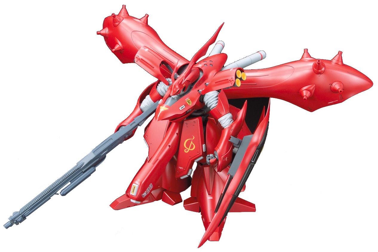 BANDAI Hobby - Char's Counterattack - #01 MSN-04II Nightingale Re-100 Model Kit