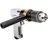 1/2 Inch Pneumatic Air Drill Reversible Gun Drill Variable Speed Drilling Tool Engraving Grinder 360 Degree Reversible Dead Handle