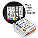 Smart Ink Compatible Ink Cartridge Replacement for Canon PGI 250 PGI-250 XL CLI 251 CLI-251 (PGBK &BK/C/M/Y 5 Pack Combo) for Pixma MG5420 MG5520 MG5620 MG6620 MG7520 iP7220 iP8720 iX6820 MX722 MX922
