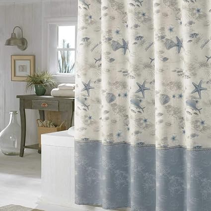 Ds Bath Madamoiselle Seashell Shower Curtain Waterproof Polyester