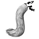 Anbiliwobo Fluffy Faux Fur Fox Therian Tail Wolf