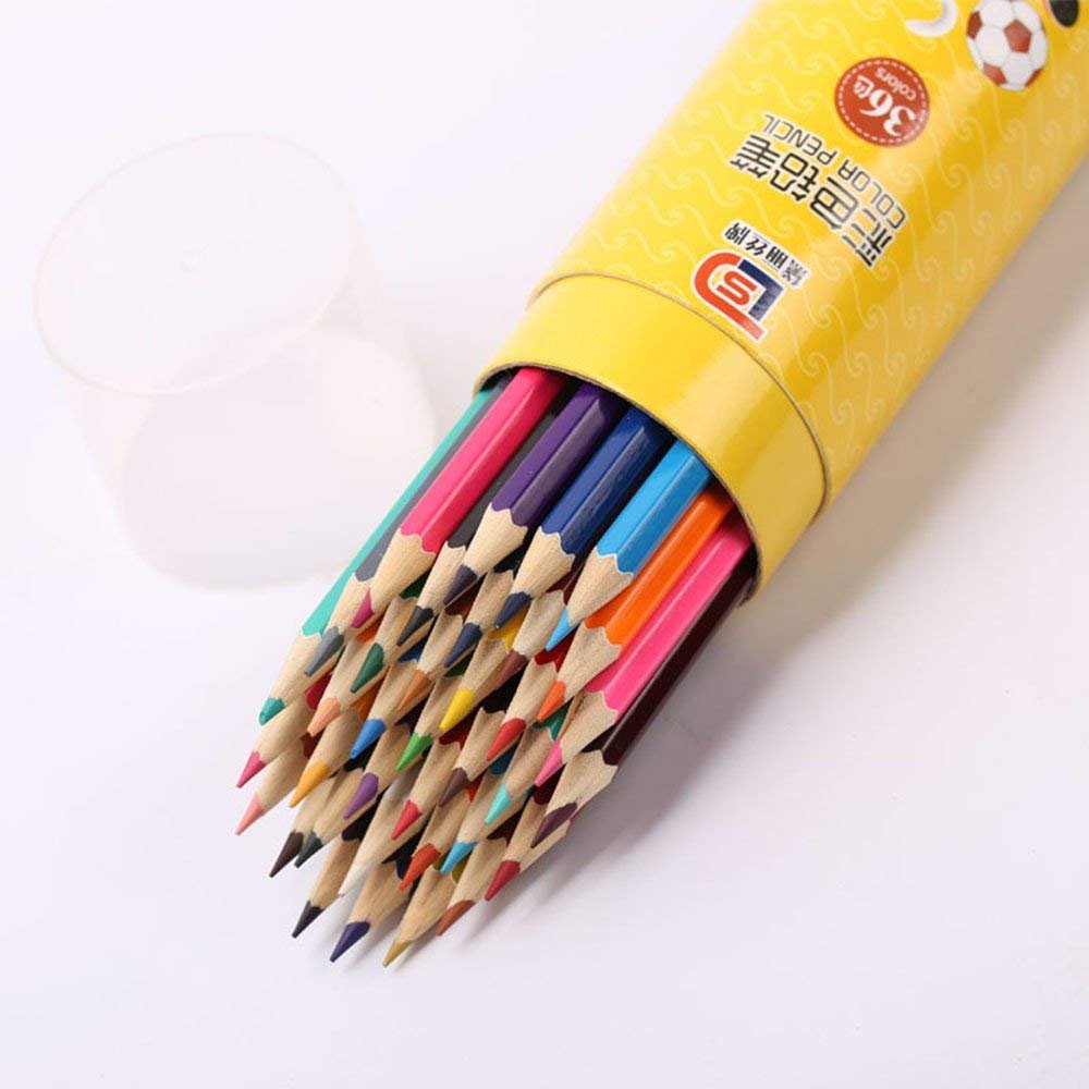 Miss. Sex Oil Wooden Colored Pencils, Soft Series Lead with Vibrant Colors, 24&36-Count for Adult and Kids Colors, Sketch, Art, Drawing, Coloring Books (24)