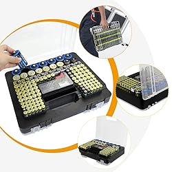 YHSWE 230+ Battery Caddy Organizer Storage Box AA
