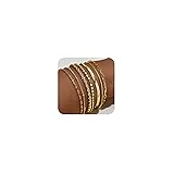 Amicon Gold Bracelets for Women,Dainty 14K Gold