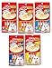 Ciao Churu Cat Treat Creamy Puree 5-Flavor Variety Pack (1 pack Chicken, 1 pack Tuna with Chicken, 1 pack Tuna, 1 pack Chicken with Scallop, 1 pack Tuna with Scallop)
