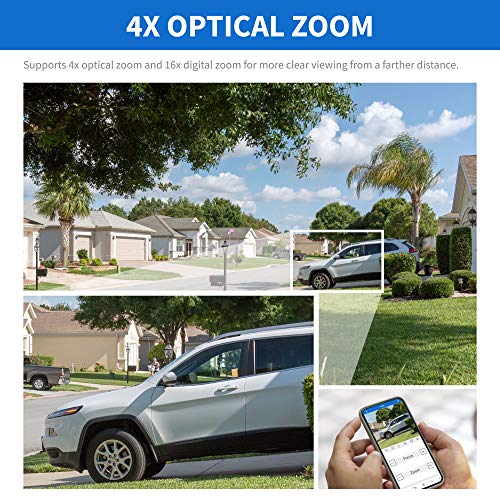 GW Security AutoFocus IP Camera System, 8 Channel H.265 4K NVR, 6 x 5MP HD 1920P Dome POE