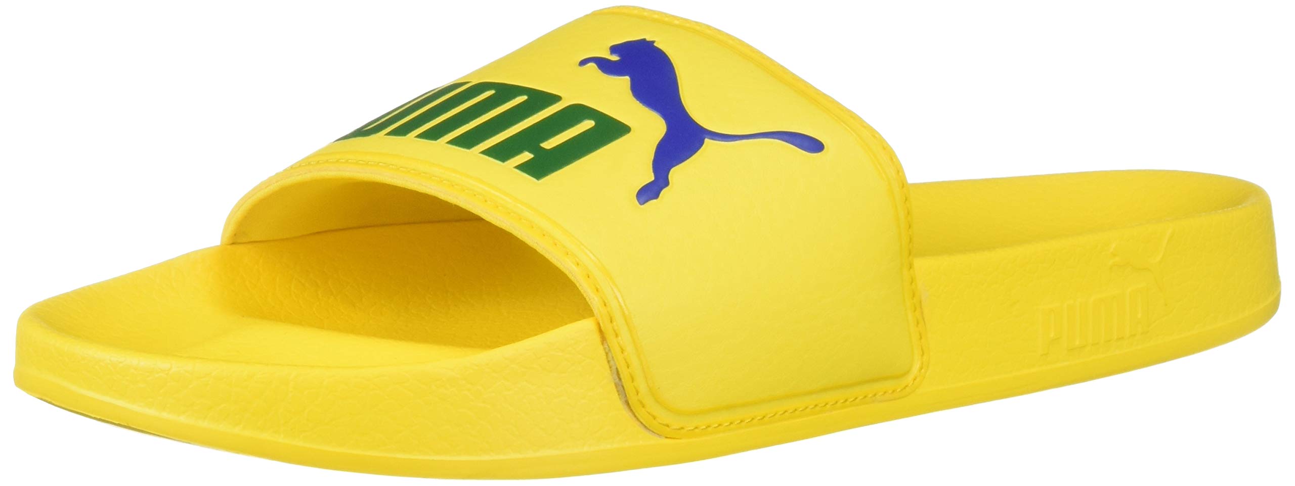PUMA Men's Leadcat Slide Sandal, Dandelion-Verdant