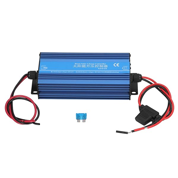 BOOST MPPT SOLAR CONTROLLER, 600W 26-63V INPUT LED...