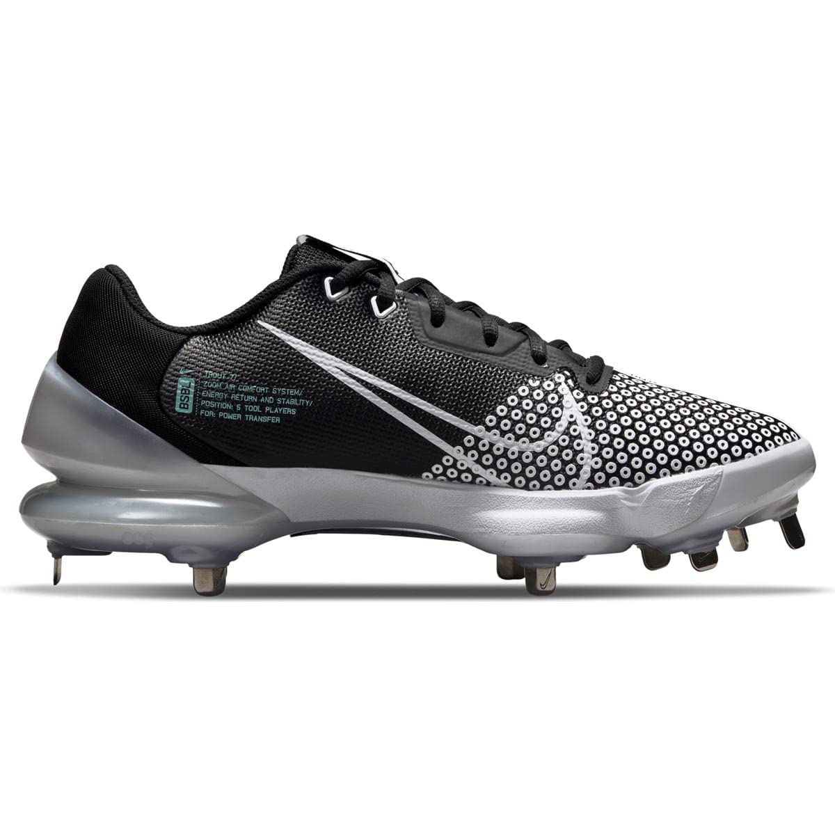 trout metal baseball cleats