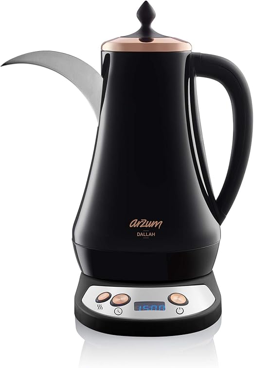 Arzum AR3070 Dallah Arabic Coffee Maker, Plastic, 1300 W, 1.3 liters
