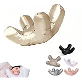 ARPHTYL Anti Wrinkle Pillow for Sleeping Anti Aging Beauty Pillow, Satin Pillow for Smooth Flawless Skin Wrinkles Anti Aging Side Sleeper Wrinkle Prevention (Gold)