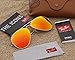 Ray Ban Aviator Orange Mirror Gold Frame RB3025 112-69 Made In Italy