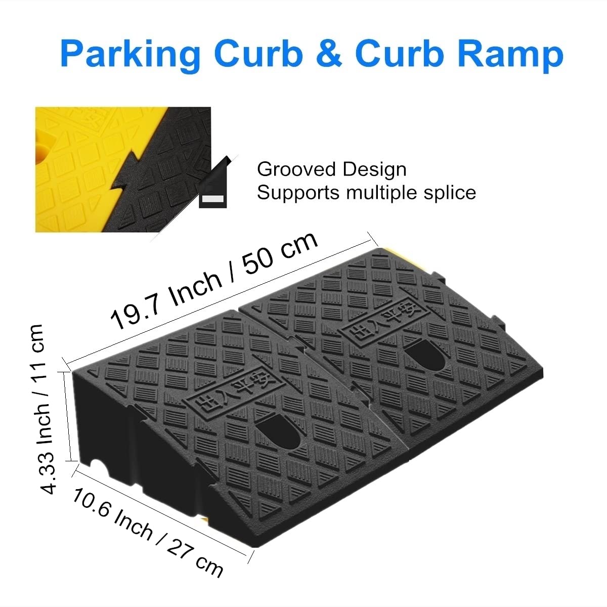 Mua 2Pack Curb Ramp Black Color with one Large Hose Hook, Portable ...