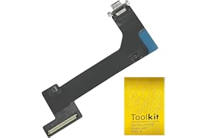 TPhaelay Dock Connector Replacement Compatible with iPad 10 10th Generation 2022 A2757 A2777 10.9 inch Charging Port Replacement Assembly Flex Cable(Silver,Cellular Version)