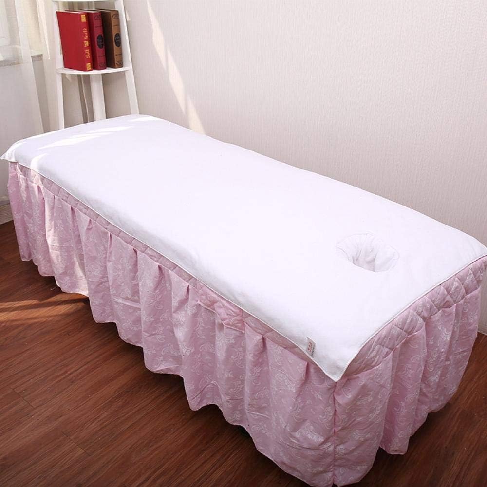 Bath towel towel set special bed towel for beauty salon with hole