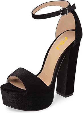 black heels not open toe