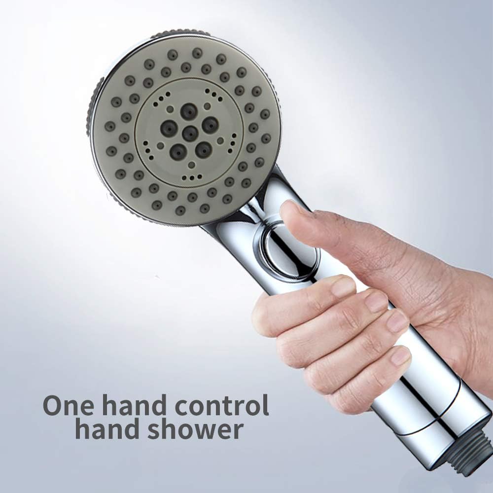 HOMELODY Shower Head Universal 5 Mode Function Showerhead With Stop