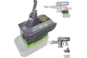 TEPULAS Upgraded 2-in-1 Battery Adapter for Ryobi for Dyson V7+V8, RYO18V7V8 Adapter for Ryobi 18V Battery Convert to for Dyson V7 V8 Animal Absolute Stick Handheld Vacuum Cleaners (No Battery)