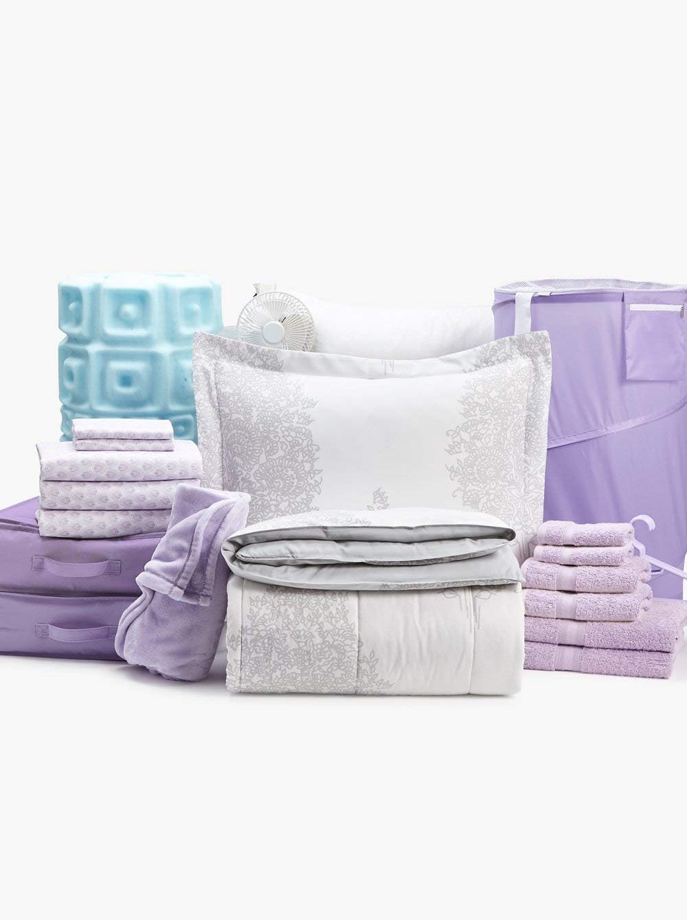 College Dorm Room Bedding & Essentials Value Bundle 39