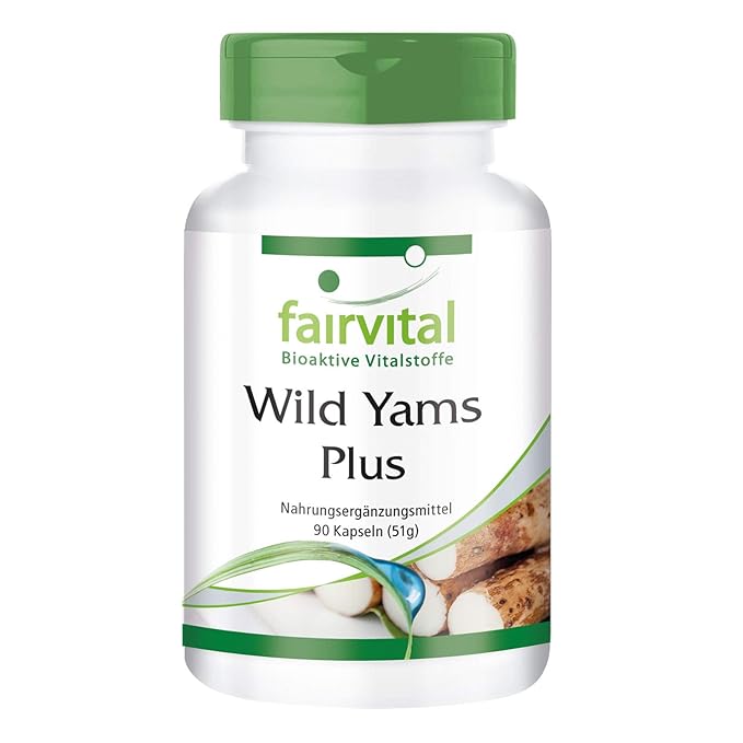 Wild Yams Plus for 3 Months Vegan HIGH Dosage 90 Capsules