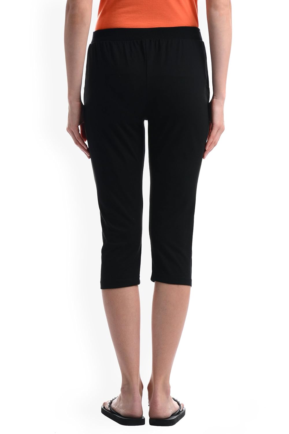 sweet dreams black solid capri