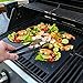 iLOME BBQ Grill Mats - Set of 3 Non-stick Grill Mats Reusable Grilling Mats Dishwasher Safe Barbecue Utensil for Meat Biscuit Baking